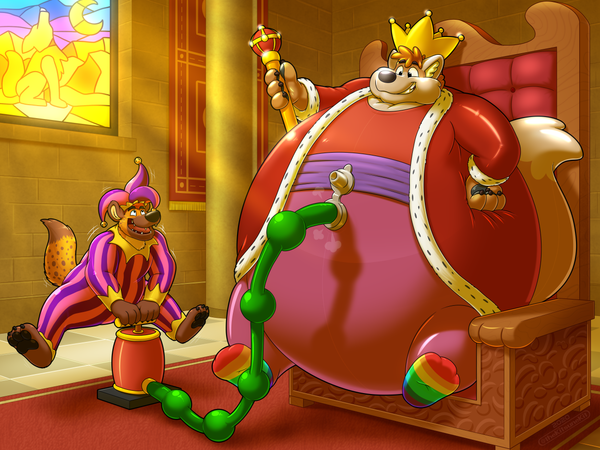 KitsuneKit art of Glitch and King Kay